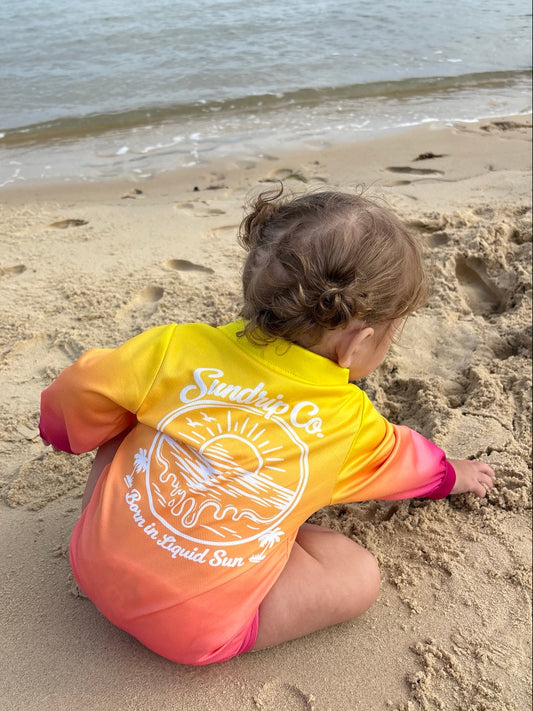 Baby UPF 50+ Fishing Rompers - Little Sunrise