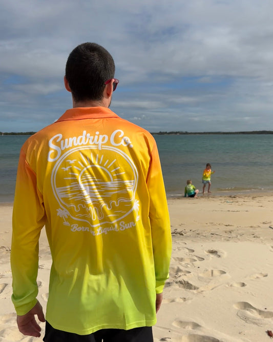 Men's UPF 50+ Fishing Shirt - Citrus Twist