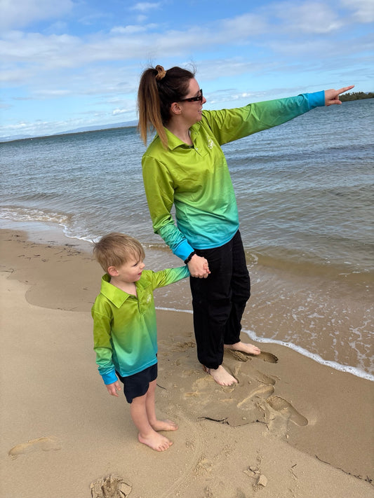 Women's UPF 50+ Fishing Shirts - Lagoon Drift