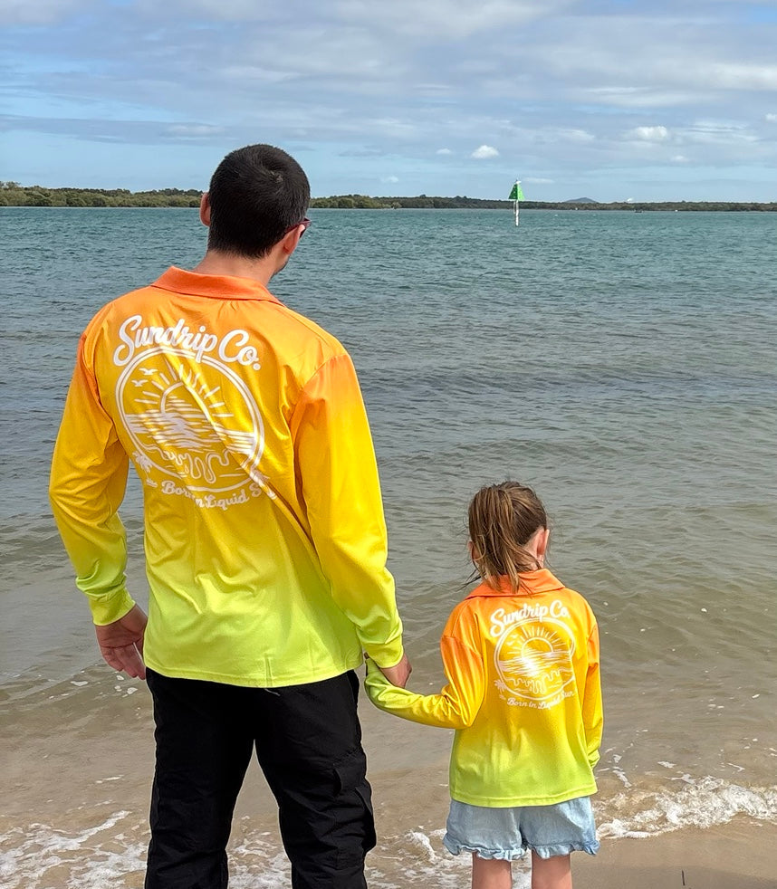 Men's UPF 50+ Fishing Shirt - Citrus Twist