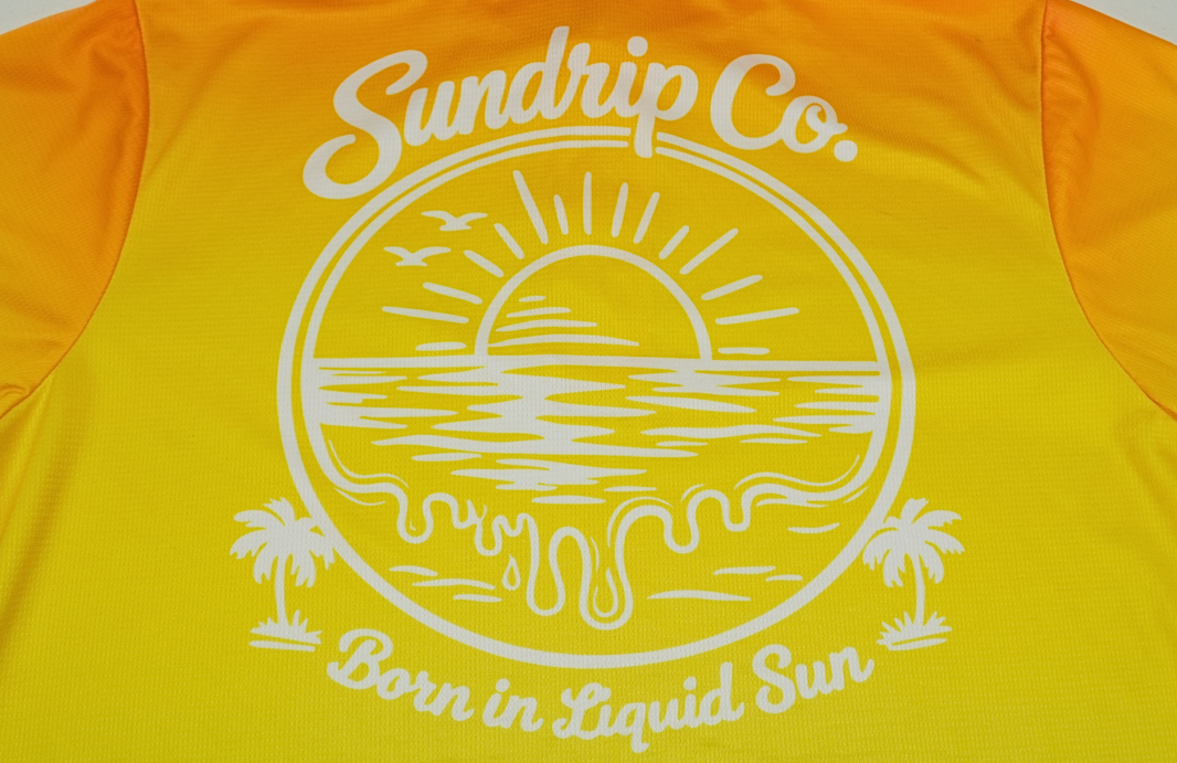 Kids' UPF 50+ Fishing Shirts - Citrus Pop
