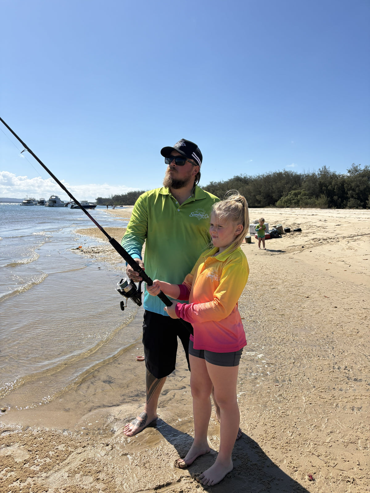 Kids' UPF 50+ Fishing Shirts - Sunrise Scoop