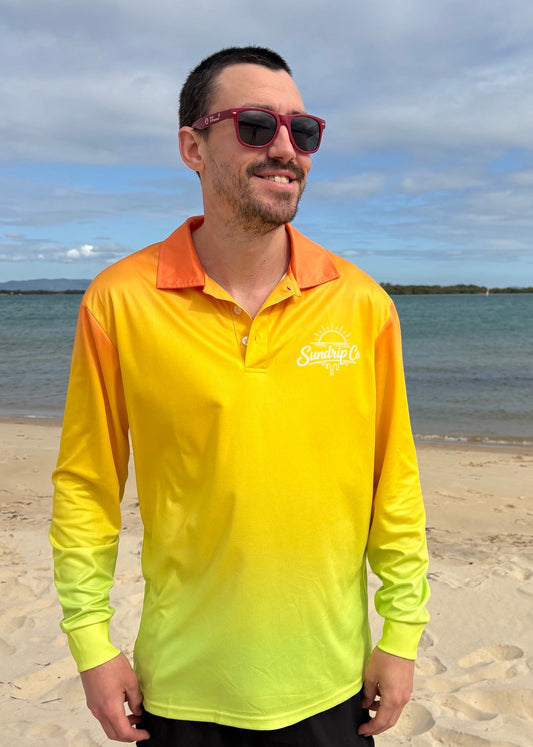 Men's UPF 50+ Fishing Shirt - Citrus Twist