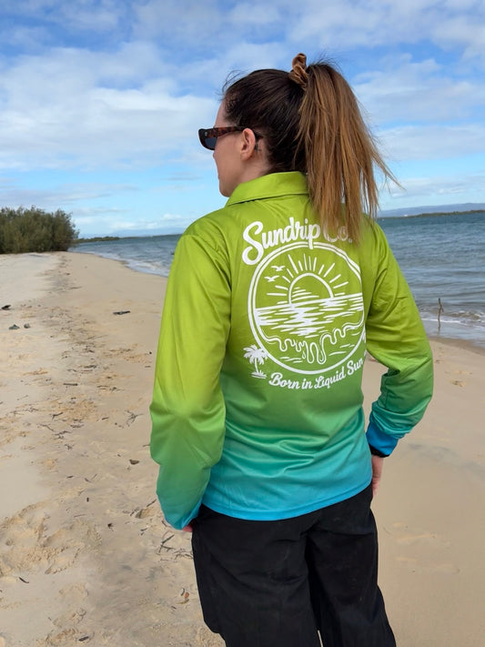 Women's UPF 50+ Fishing Shirts - Lagoon Drift
