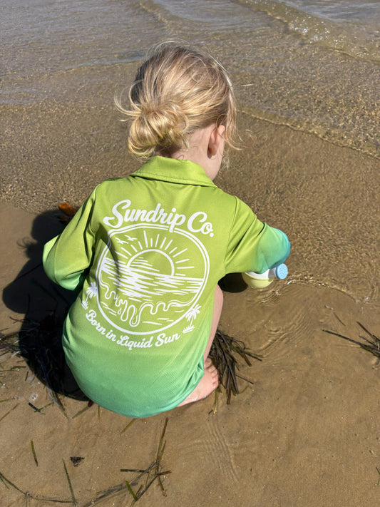 Baby UPF 50+ Fishing Rompers - Little Lagoon